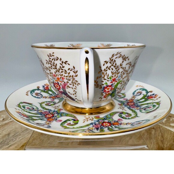 The Royal Collection The Grand Reception Room Windsor Castle Tea Cup And Saucer - Picture 2 of 9